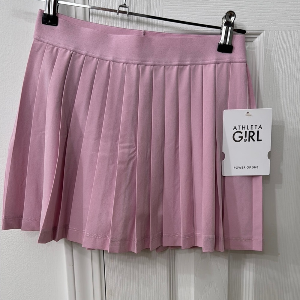 Athleta Pink Jupe-short pleat perfect tennis skirt
